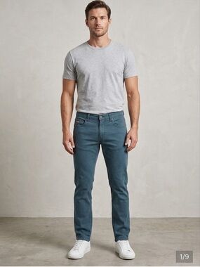 Truth Substance Jeans Men's Common Sense Teal 32 X 32